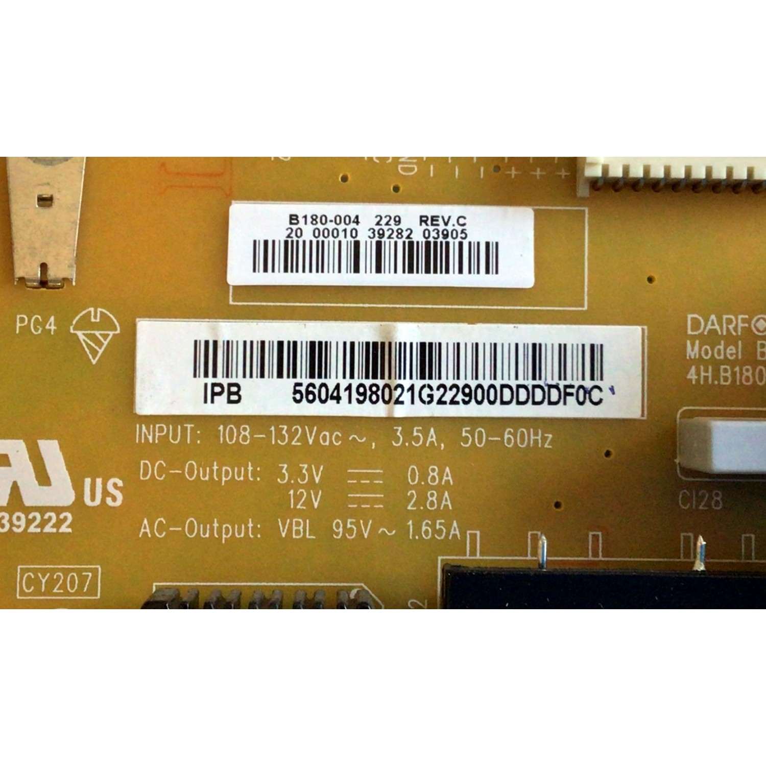 KIT DE TARJETAS PARA TV VIZIO / NUMERO DE PARTE MAIN 5574W01001G / 48.74N02.011 / 91.74W10.001G / T-CON 55.50T05.C03 / 5550T05C03 / FUENTE 56.04198.021G / 4H.B1800.031 / 5604198021G / PANEL T500HVN02.0 / MODELO E502AR LWJANHAN - Imagen 4